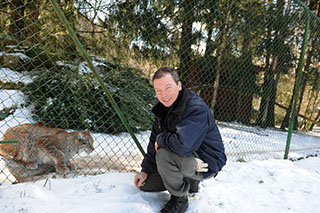 Pierre Ecoffey, biologiste, passionn de nature,  responsable animaux du Zoo de Servion