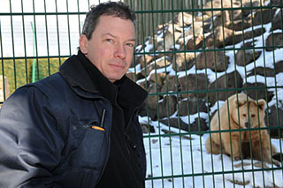Pierre Ecoffey, biologiste, passionn de nature,  responsable animaux du Zoo de Servion