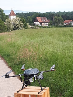 Sauvetage faon - Drones au secours des faons de chevreuil - Avril 2019 - Reportage de Dany Schaer, journaliste photographe