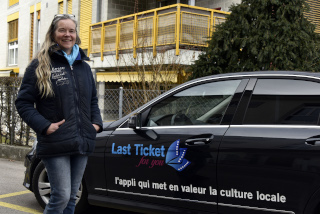 Last Ticket For You, Denise Morel Schumacher. Echallens, mars 2023. Reportage de Dany Schaer, journaliste photographe