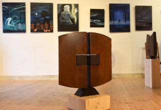 Exposition: Quand Aurlie est aux cimaises Tiche est aux anges - Echallens, Montricher, fvrier 2020