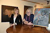 Exposition: Quand Aurlie est aux cimaises Tiche est aux anges - Echallens, Montricher, fvrier 2020 (cliquer ICI)