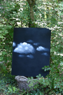 Les yeux dans les cieux - Exposition phmre de peinture FloK  Denezy