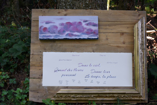 Les yeux dans les cieux - Exposition phmre de peinture FloK  Denezy
