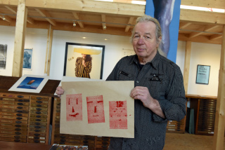 Exposition "Les Livres de Peter Knapp"   latelier Le Cadratin, Sottens, fvrier 2020