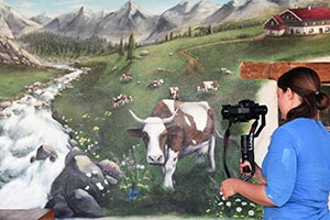 Diane M�ller - L�art s�invite � la ferme