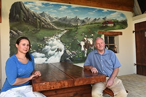 Diane M�ller - L�art s�invite � la ferme