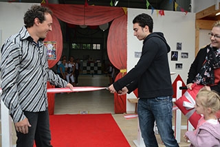 L�Ecole de cirque du Talent inaugure ses locaux. Chavornay, septembre 2018. Reportage de Dany Schaer, journaliste photographe