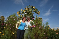 Leur rve : vivre dans un crin qui leur ressemble. Barbara et Michel Besson, Chapelle-sur-Moudon, octobre 2019