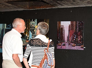 Guy-Claude Portmann, du Chur de Bettens aux toiles de New-York. Aot 2019, reportage de Dany Schaer, journaliste photographe