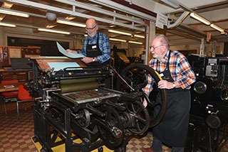 Atelier-Muse Encre & Plomb: pour que lesprit et lme des typographes demeurent. Chavannes-prs-Renens, fvrier 2019. Reportage de Dany Schaer, journaliste photographe