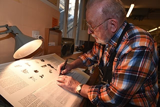 Atelier-Muse Encre & Plomb: pour que lesprit et lme des typographes demeurent. Chavannes-prs-Renens, fvrier 2019. Reportage de Dany Schaer, journaliste photographe