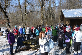 Les Paysannes vaudoises en course sur le Plateau du Jorat - Thierrens, 26 janvier 2019 - Reportage de Dany Schaer, journaliste photographe
