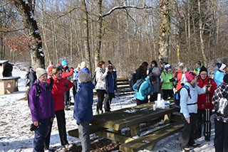 Les Paysannes vaudoises en course sur le Plateau du Jorat - Thierrens, 26 janvier 2019 - Reportage de Dany Schaer, journaliste photographe