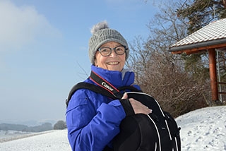 Les Paysannes vaudoises en course sur le Plateau du Jorat - Thierrens, 26 janvier 2019 - Reportage de Dany Schaer, journaliste photographe