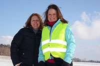 Les Paysannes vaudoises en course sur le Plateau du Jorat - Thierrens, 26 janvier 2019