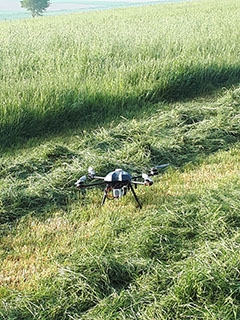 Sauvetage faon - Drones au secours des faons de chevreuil - Avril 2019 - Reportage de Dany Schaer, journaliste photographe