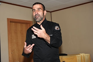 Stop  Malbouffe. Philippe Ligron, confrencier et  responsable de la Food Experience  lAlimentarium de Vevey Chapelle-sur-Moudon fvrier 2019. Reportage de Dany Schaer, journaliste photographe