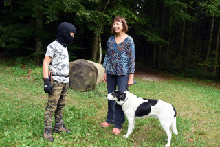 La vie en fort des coureurs des bois - Ane Aventure, Chapelle-sur-Moudon, samedi 19 septembre 2020. Reportage de Dany Schaer, journaliste photographe
