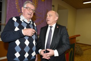 Ueli Maurer et Cline Amaudruz ftent lIndpendance vaudoise. Moudon, 24 janvier 2020 - Reportage de Dany Schaer, journaliste photographe