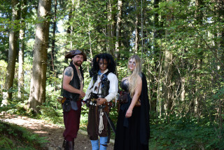 Un jeu de rle au cur du Bois des Brigands - Association GN Azoria - Thierrens, septembre 2020 - Reportage de Dany Schaer, journaliste photographe