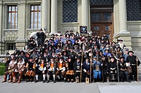 La fondue s�invite � la table des guets europ�ens, Lausanne, juin 2012 (Cliquer ICI)