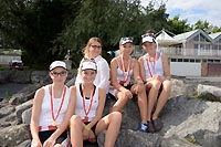 Les rameuses m�daill�es d�or en aviron - Morges, octobre 2013 (Cliquer ICI)